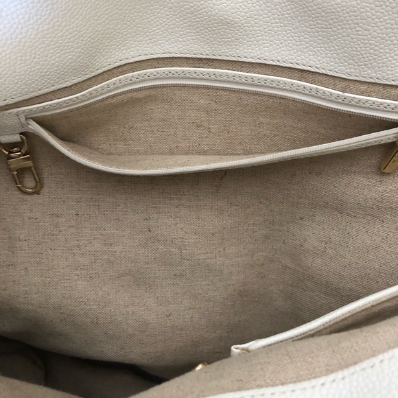 Cole Haan Collection Woven Straw Leather Large Bag - Picture 12 of 16